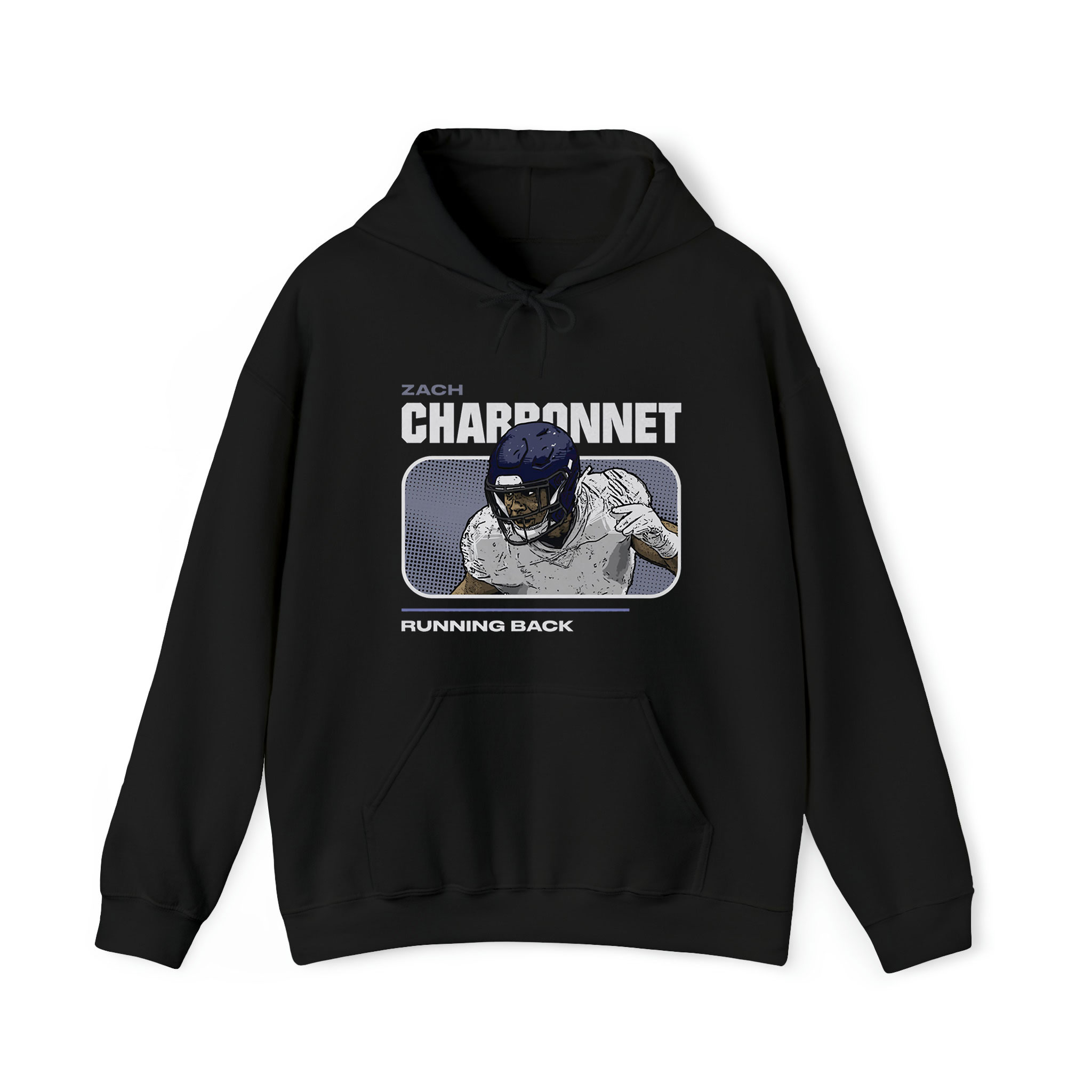 Zach Charbonnet Seattle Upper Graphic Unisex Hoodie