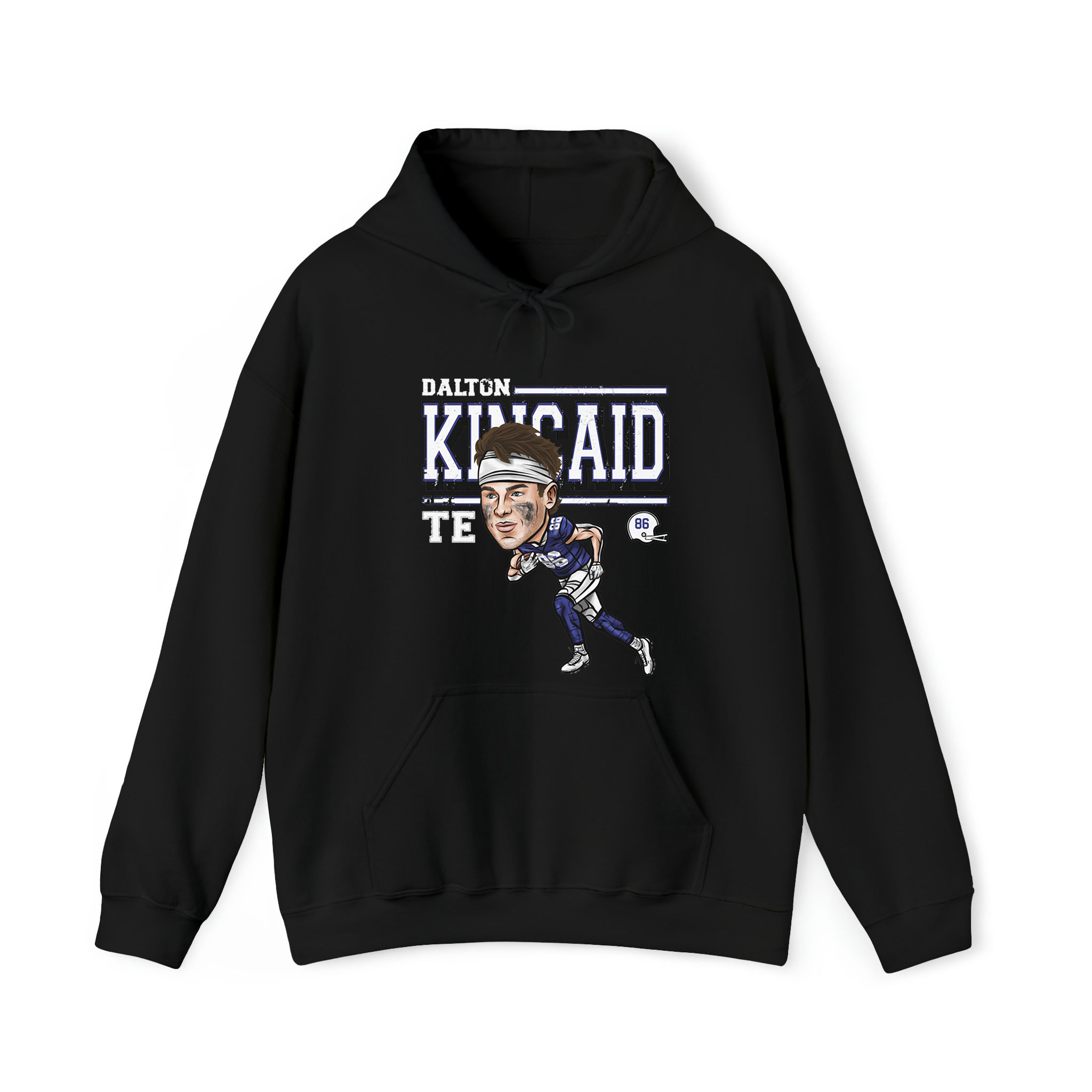 Dalton Kincaid Buffalo Cartoon Graphic Unisex Hoodie