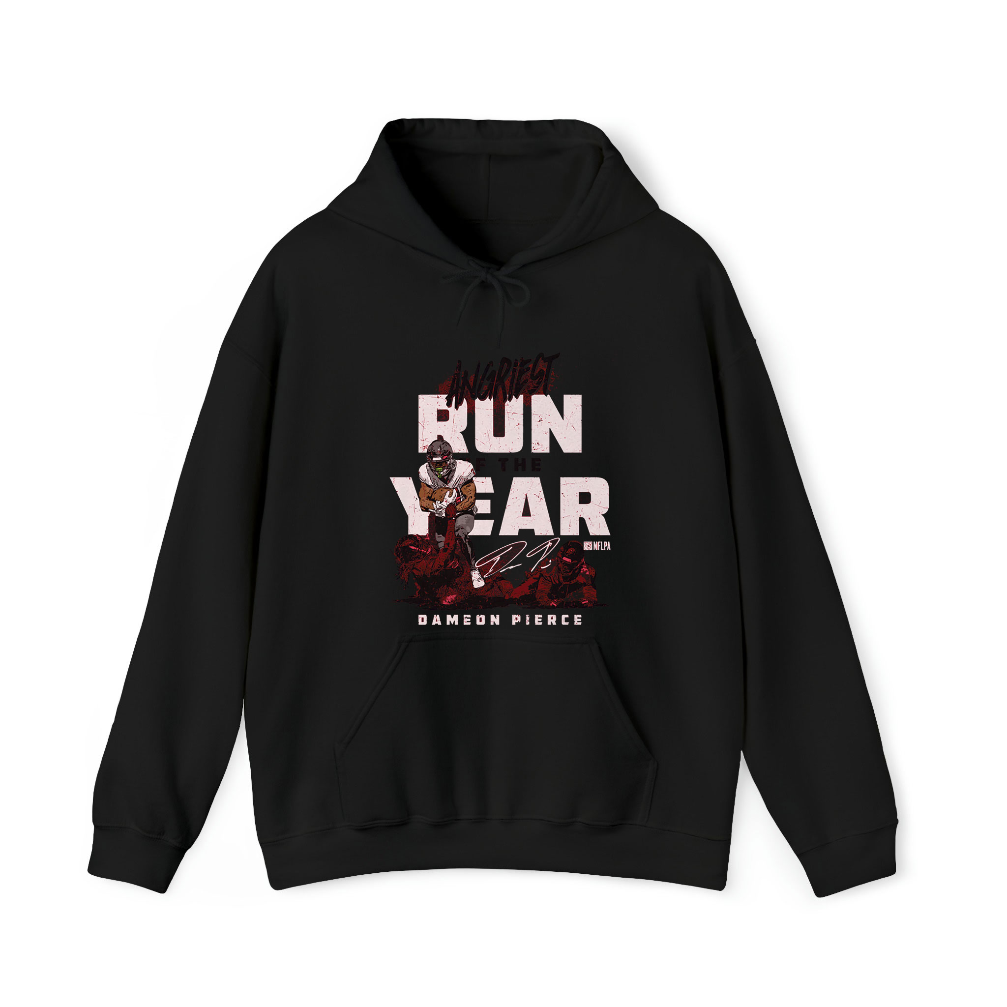 Dameon Pierce Houston Angriest Run Of The Year Graphic Unisex Hoodie