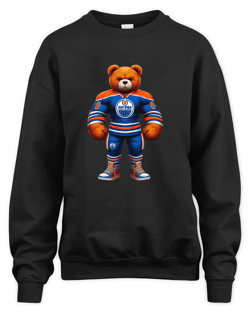 Edmonton Oilers Mascost bear Graphic Tee Unisex Sweatshirt