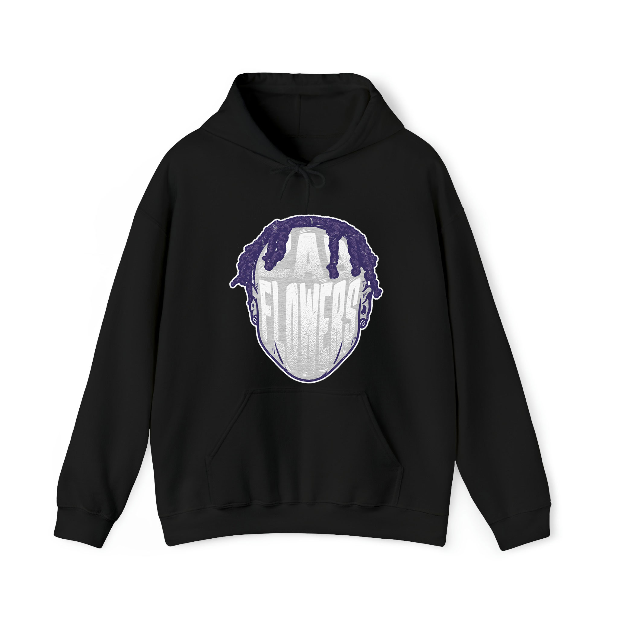 Zay Flowers Baltimore Player Silhouette Graphic Unisex Hoodie