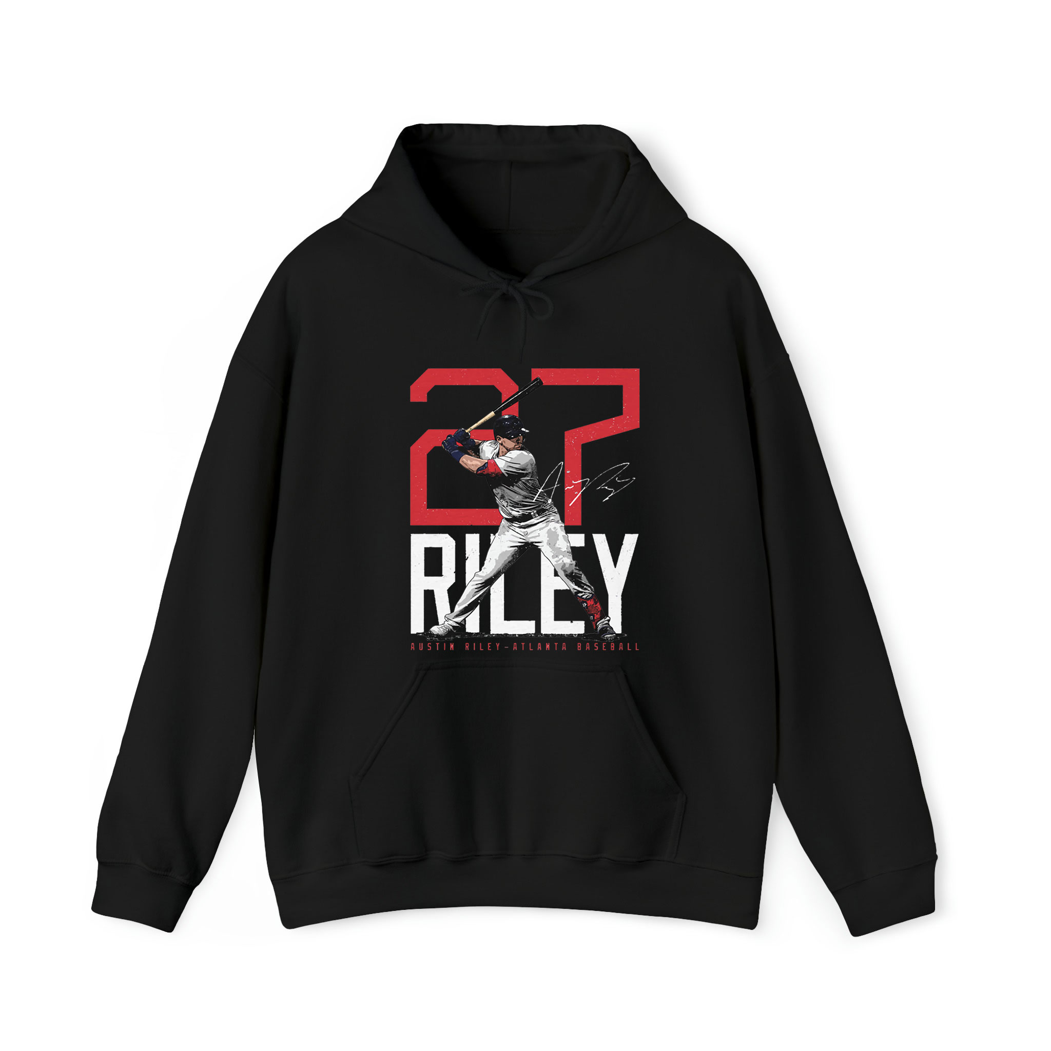 Austin Riley Atlanta Bold Number Graphic Unisex Hoodie