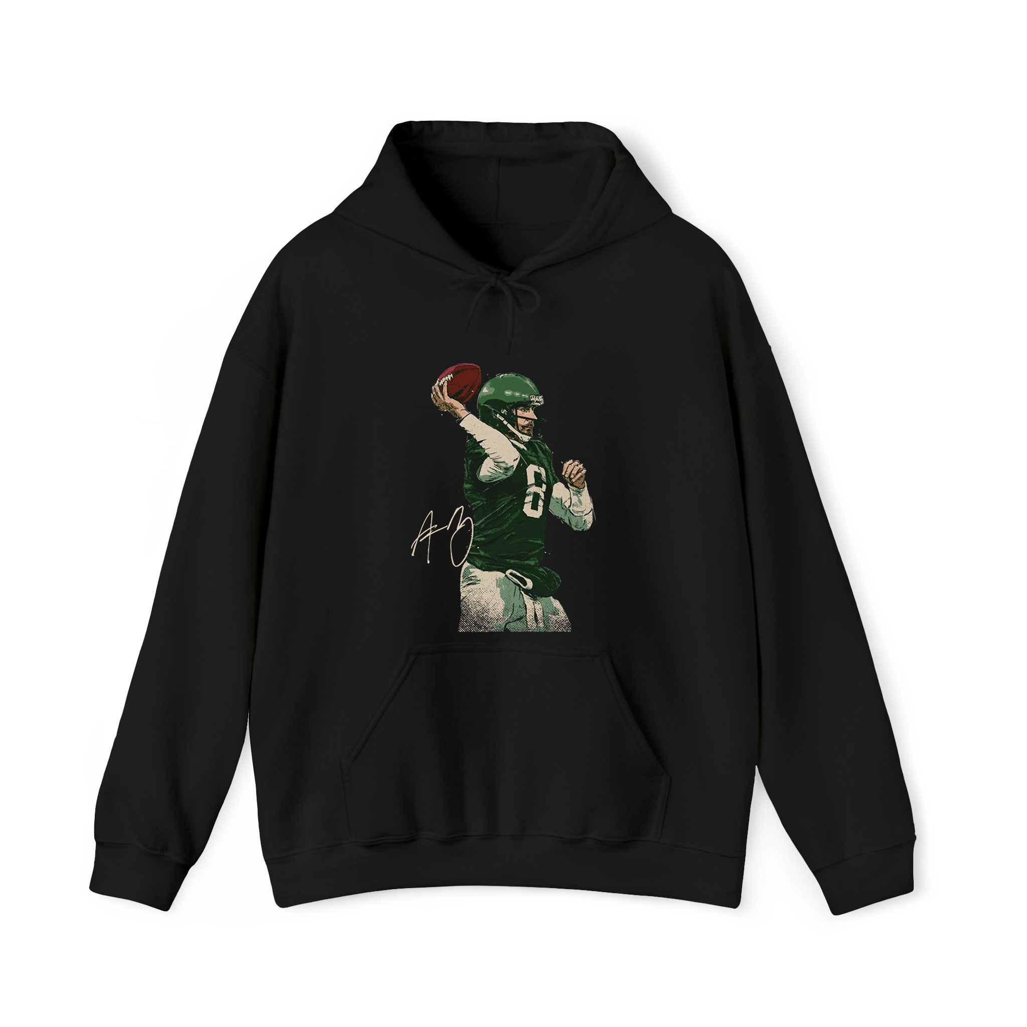 Aaron Rodgers New York J Illustration Graphic Unisex Hoodie