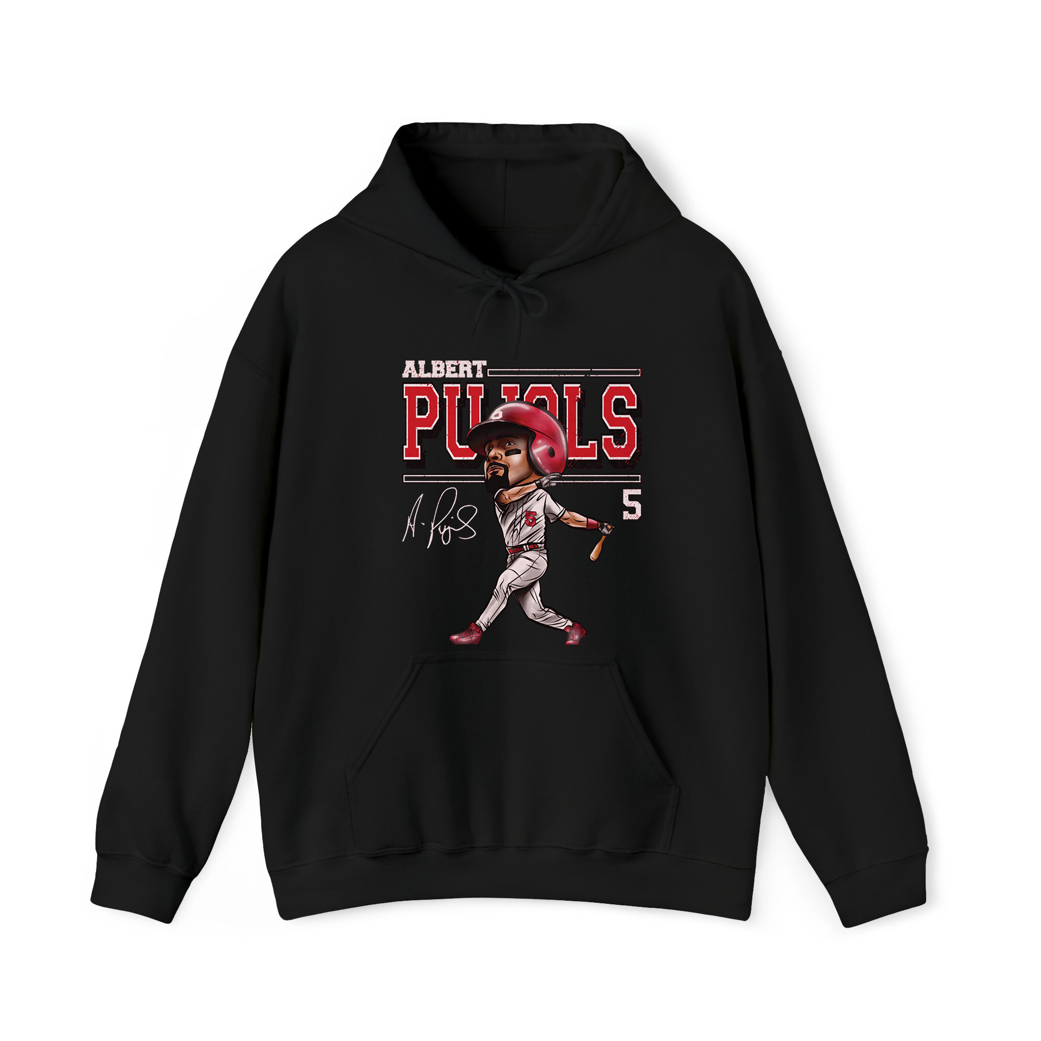 Albert Pujols St Louis Cartoon Graphic Unisex Hoodie