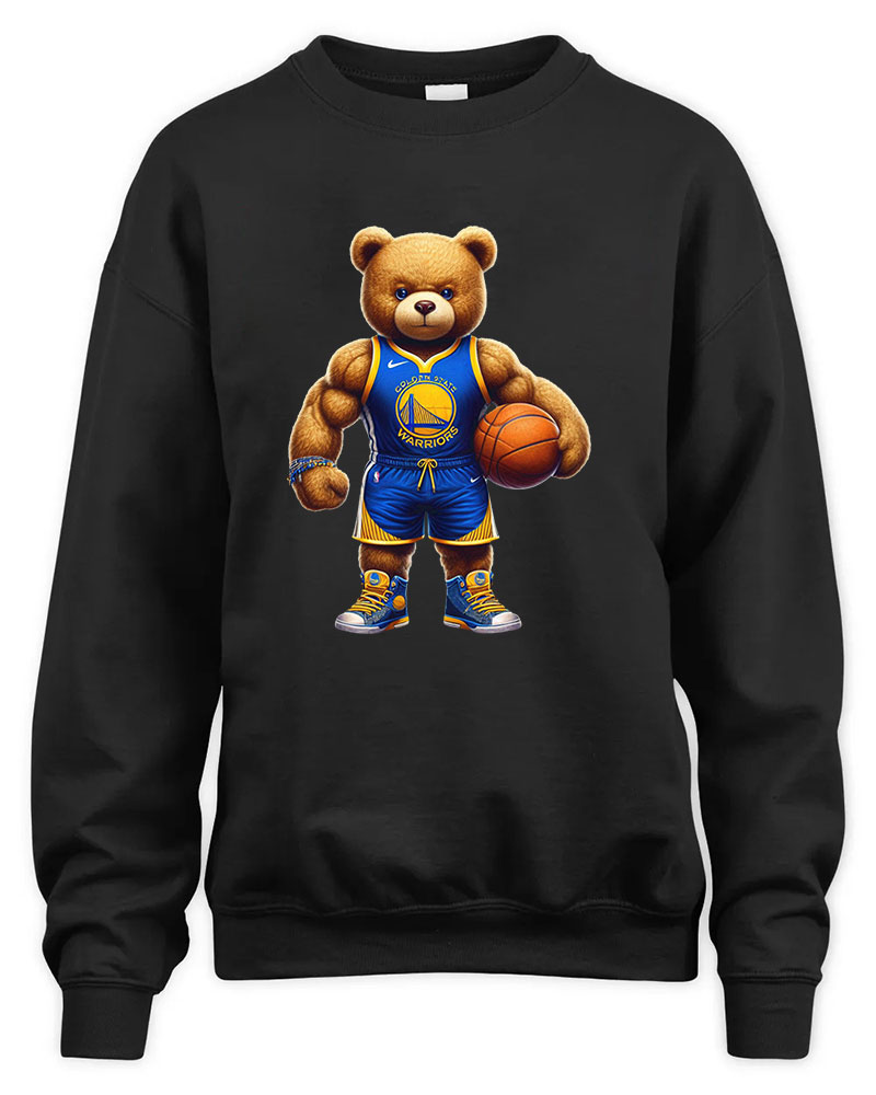 Golden State Warriors Mascost bear Graphic Tee Unisex Sweatshirt