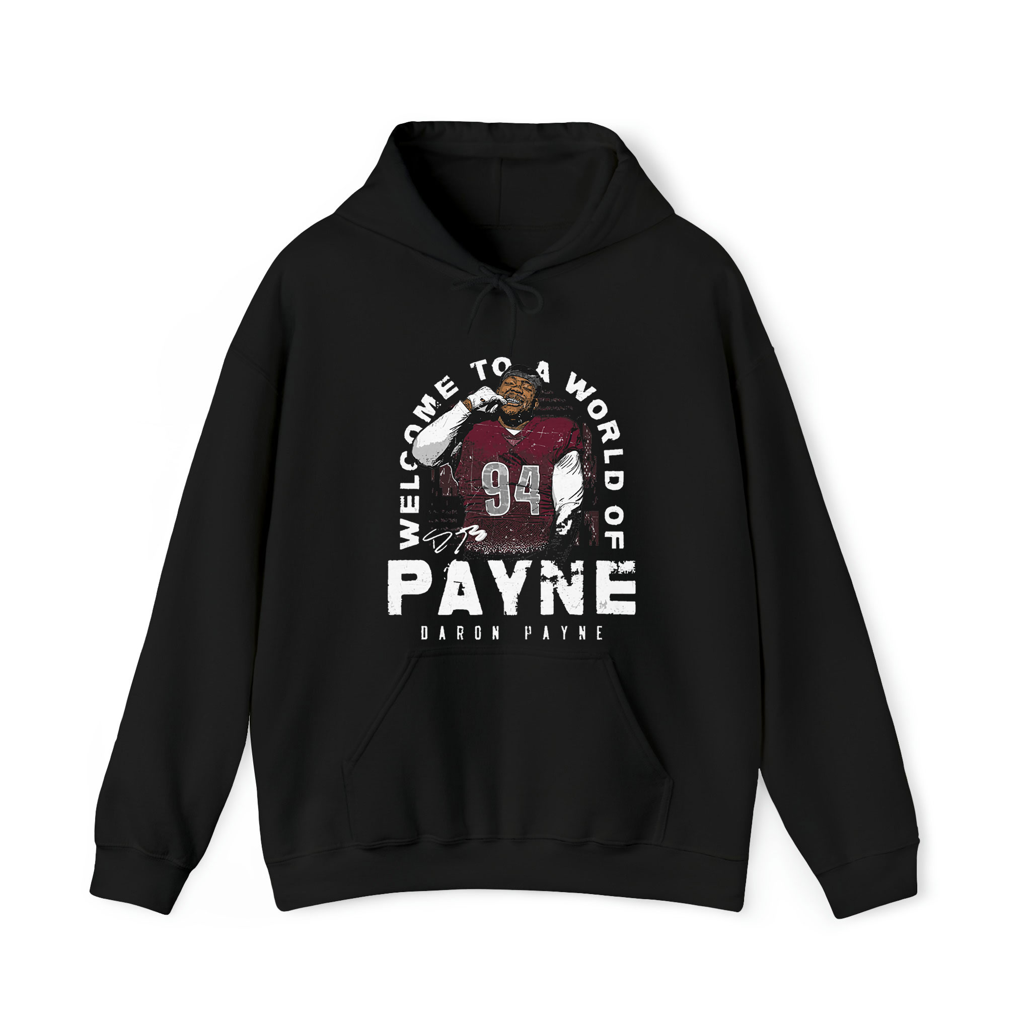 Daron Payne Washington World Of Payne Graphic Unisex Hoodie