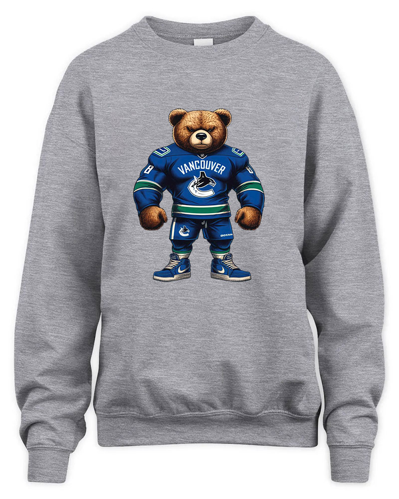 Vancouver Canucks Mascost bear Graphic Tee Unisex Sweatshirt