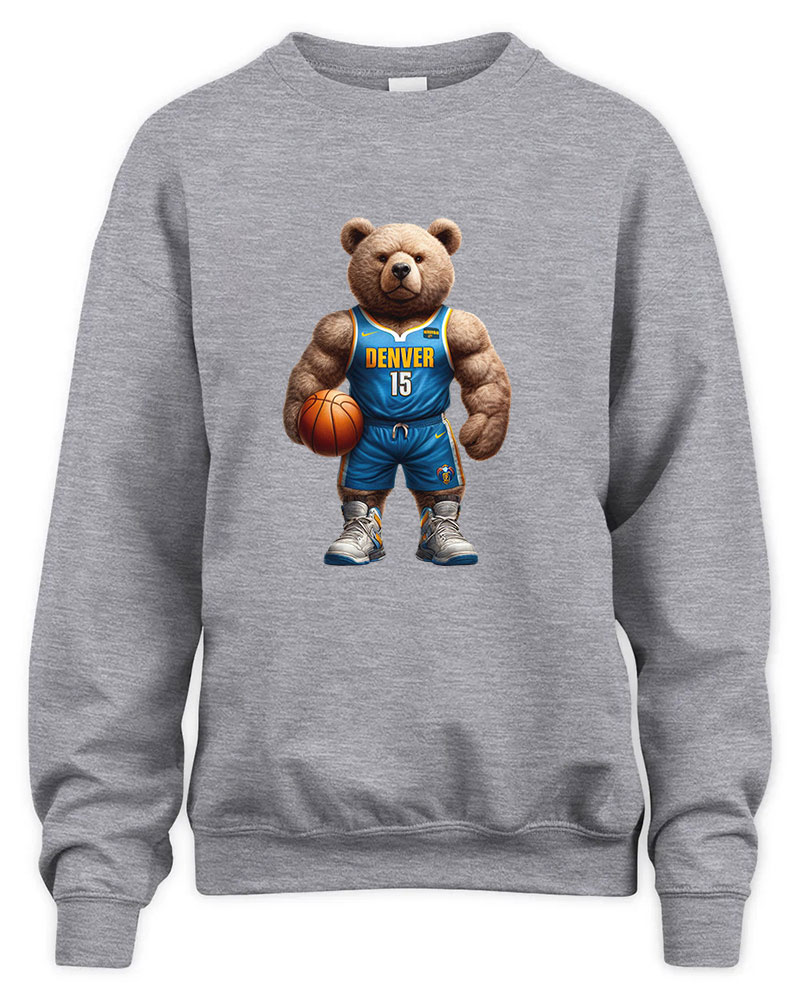 Denver Nuggets Mascost bear Graphic Tee Unisex Sweatshirt