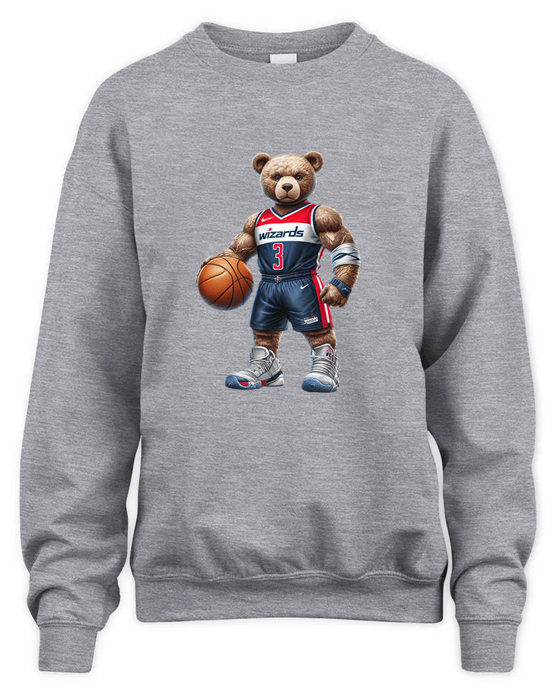 Washington Wizards Mascost bear Graphic Tee Unisex Sweatshirt