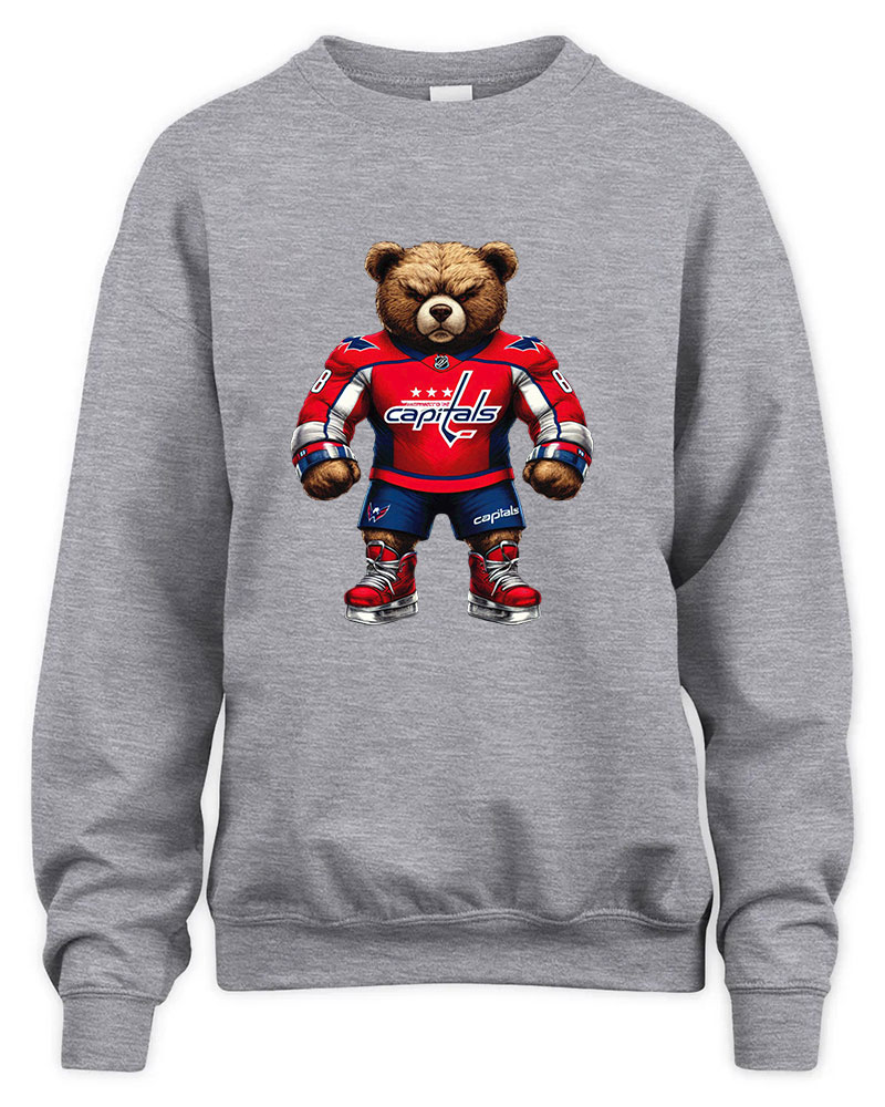 Washington Capitals Mascost bear Graphic Tee Unisex Sweatshirt