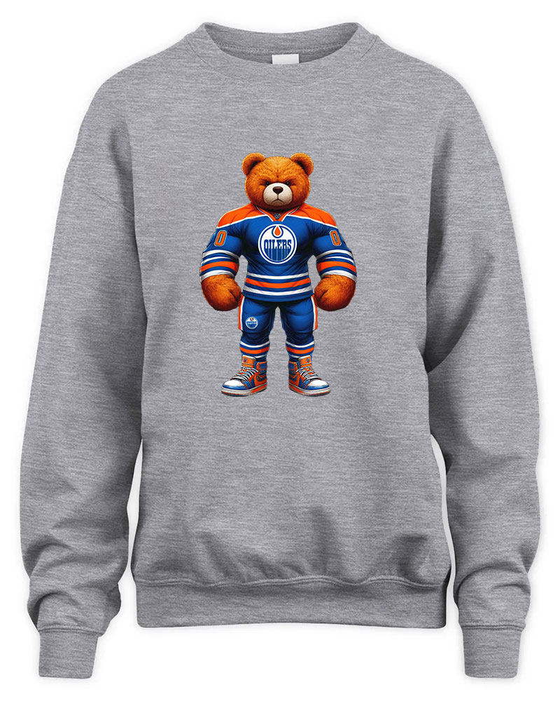 Edmonton Oilers Mascost bear Graphic Tee Unisex Sweatshirt