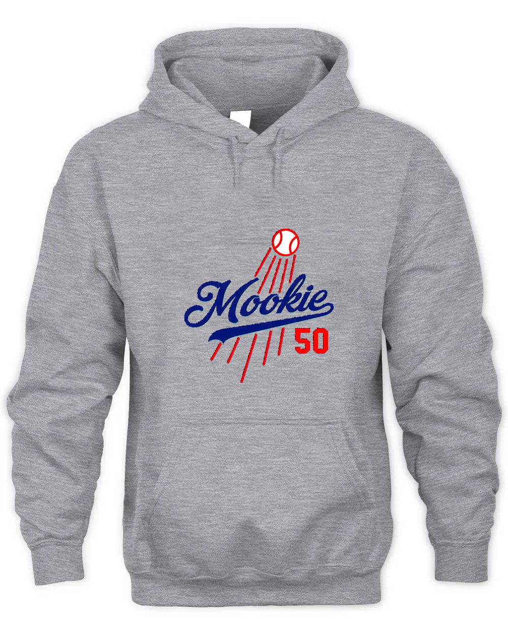 Vintage Mookie Betts  Los Angeles Dodgers Graphic Tee Unisex Hooded-Sport Grey