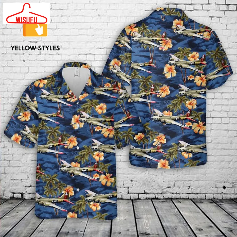 United States Army Air Corps B-17 Flying Fortress Hawaiian Shirt, New Fashion Gifts Vtbl61683