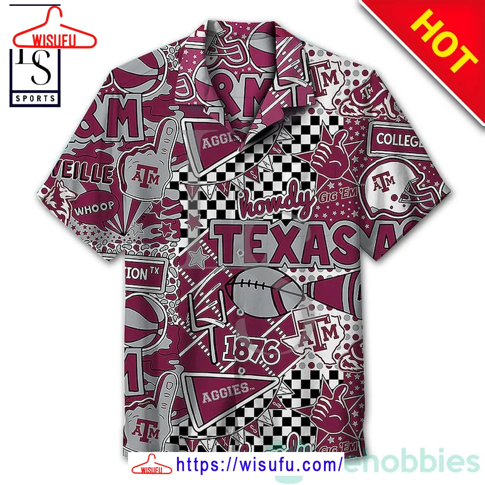 University Of Texas Aggies Hawaiian Shirt, New Fashion Gifts