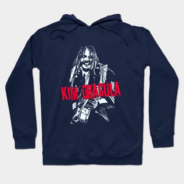 Unleashing the Night's Terror Kim Dracula Hoodie