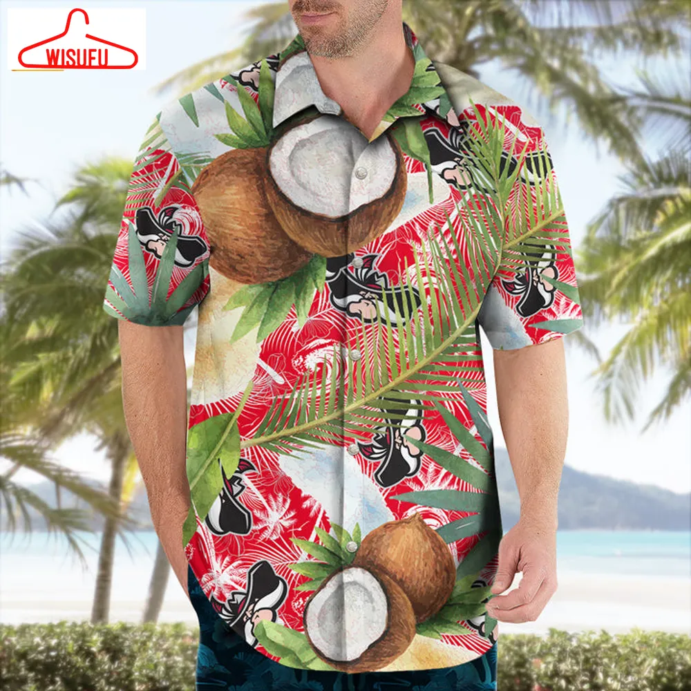 Unlv Rebels Coconut Tropical Hawaiian Shirt, New Fashion Gifts