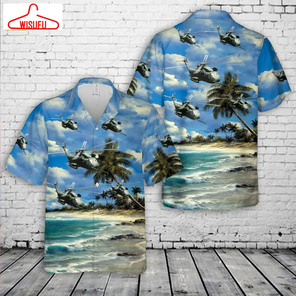 Us Air Force 67th Special Operations Squadron Sikorsky Hh-53c Super Jolly Green Giant Hawaiian Shirt, New Fashion Gifts