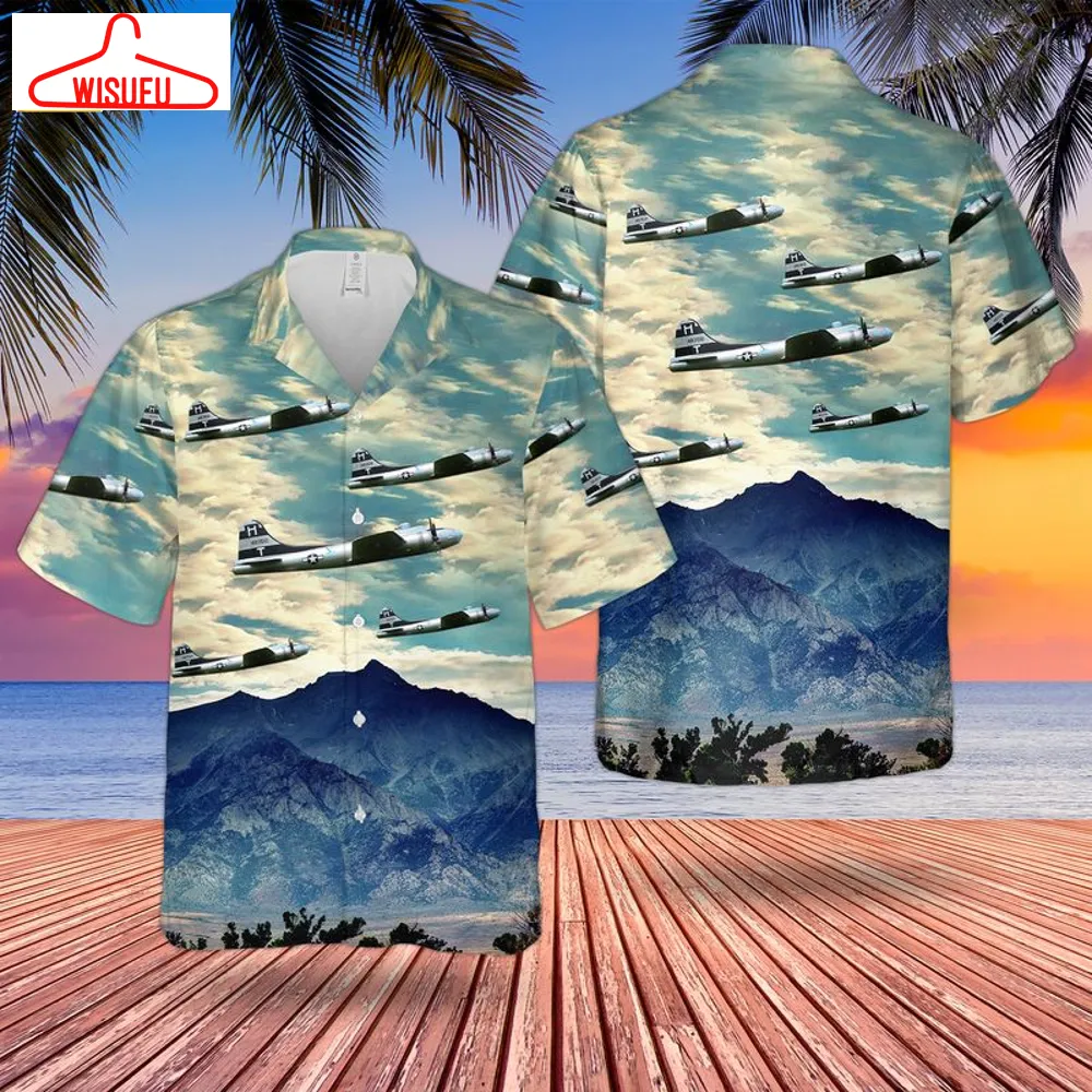 Us Air Force Boeing B-17 Flying Fortress Heavens Above Hawaiian Shirt, New Fashion Gifts