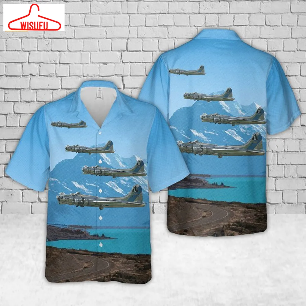 Us Air Force Boeing B-17 Flying Fortress Sentimental Journey Hawaiian Shirt, New Fashion Gifts