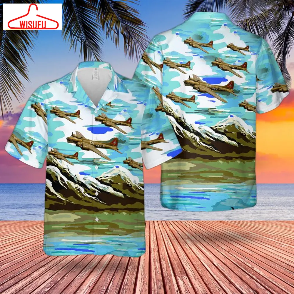 Us Air Force Boeing B-17 Flying Fortress Thunderbird Hawaiian Shirt, New Fashion Gifts