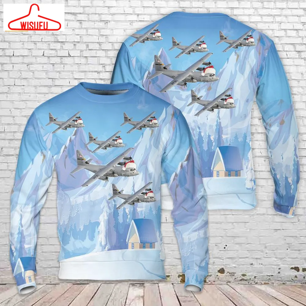 Us Air Force C-130j Super Hercules Ugly Christmas Sweater