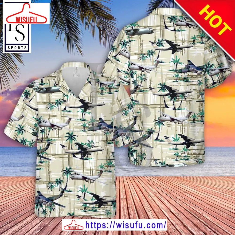 Us Air Force Lockheed C-141b Starlifter Hawaiian Shirt, New Fashion Gifts