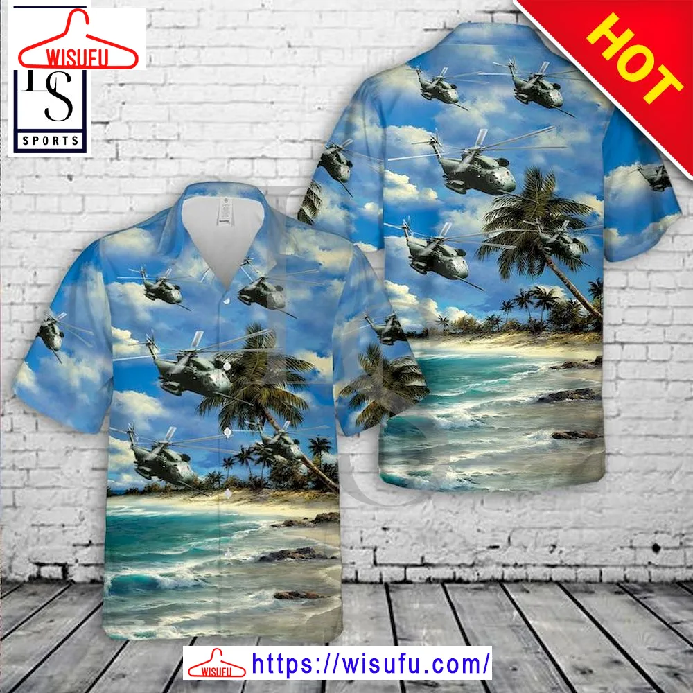 Us Air Force Sikorsky Hh-53c Super Jolly Green Giant Hawaiian Shirt, New Fashion Gifts