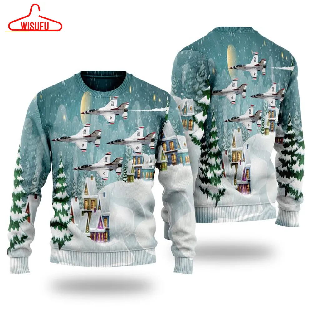 Us Air Force Thunderbirds Ugly Christmas Sweater