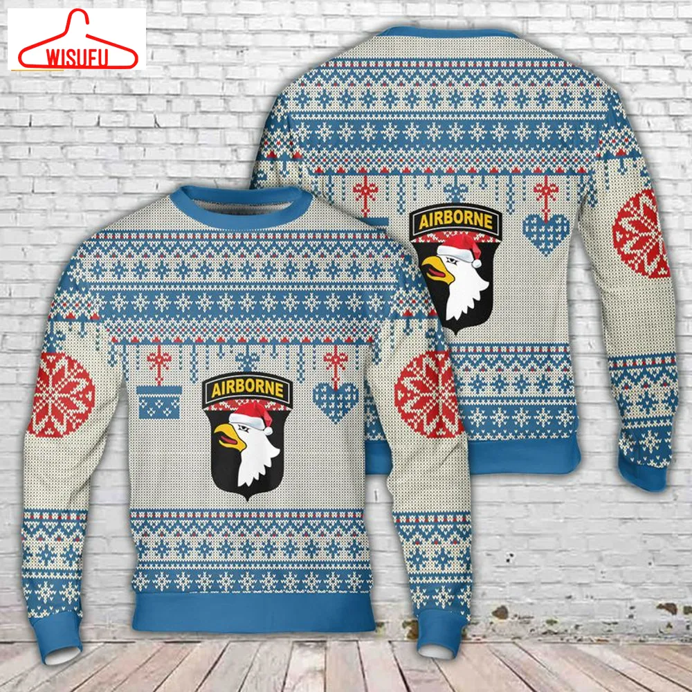 Us Army 101st Airborne Division Ugly Christmas Sweater