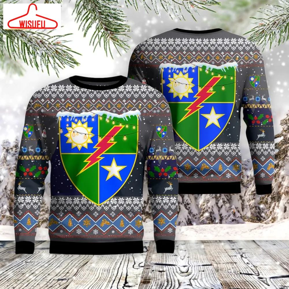 Us Army 75th Ranger Regiment Ugly Christmas Sweater