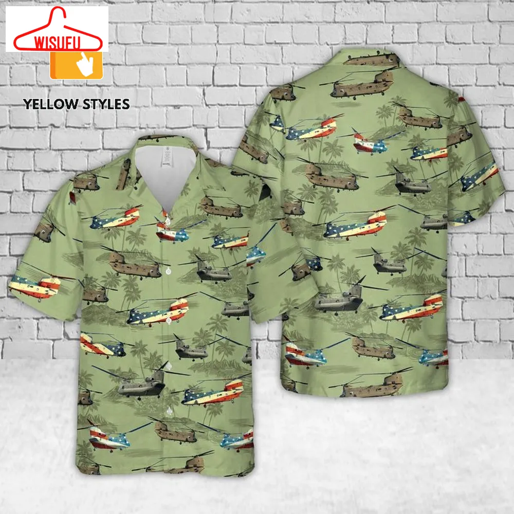 Us Army Boeing Ch-47 Chinook Hawaiian Shirt, New Fashion Gifts