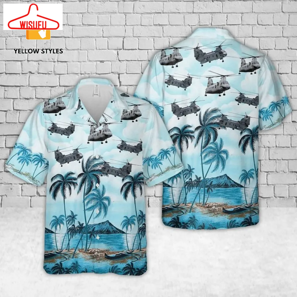 Us Army Boeing Vertol Ch-46 Sea Knight Hawaiian Shirt, New Fashion Gifts