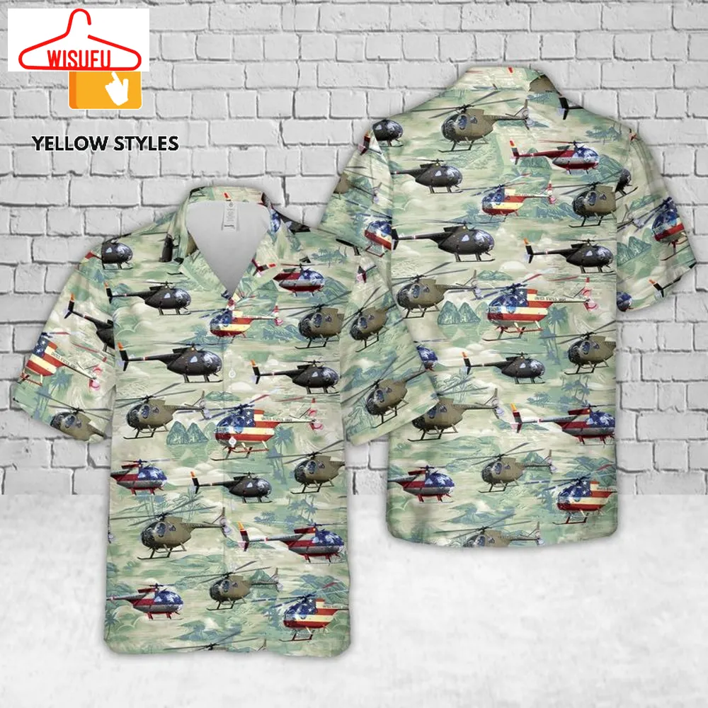 Us Army Hughes Oh-6 Cayuse Hawaiian Shirt, New Fashion Gifts