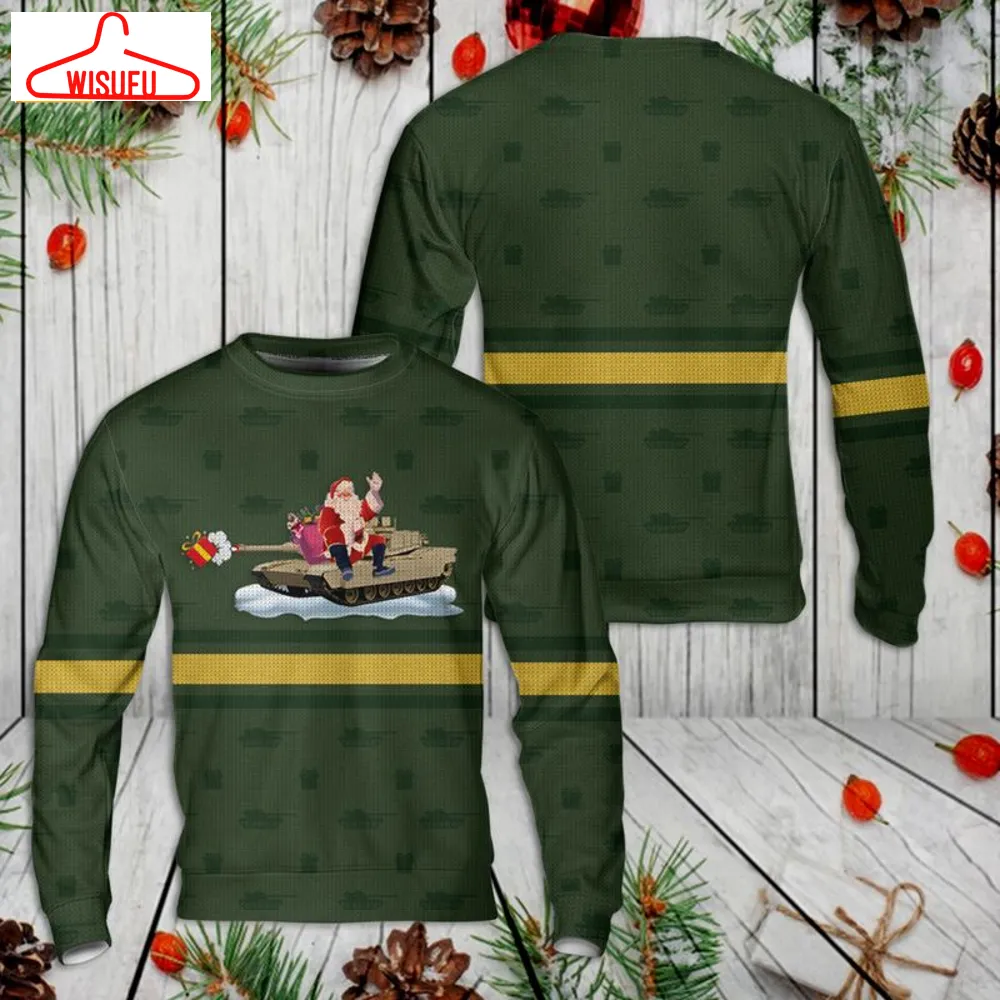 Us Army M1 Abrams Ugly Christmas Sweater