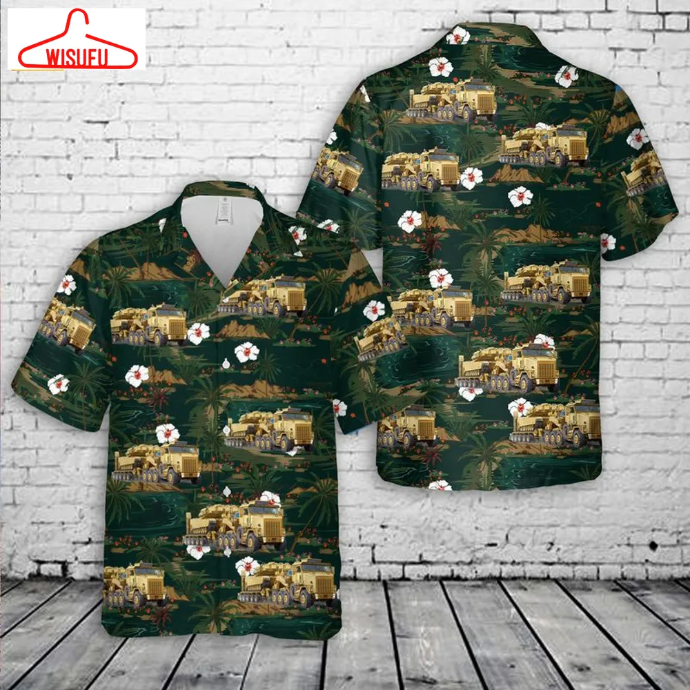 Us Army M1070 Truck Tractor & M1000 Het Semi-trailer Hawaiian Shirt, New Fashion Gifts