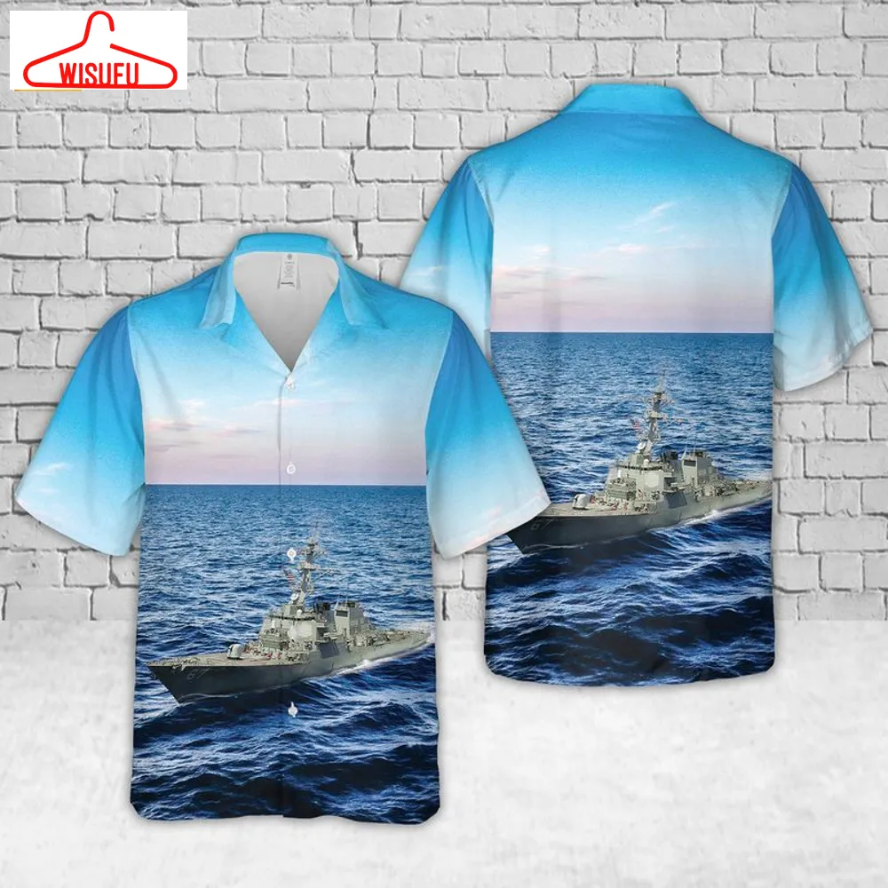 Us Navy Uss Cole Arleigh Burke Class Destroyer Hawaiian Shirt, New Fashion Gifts