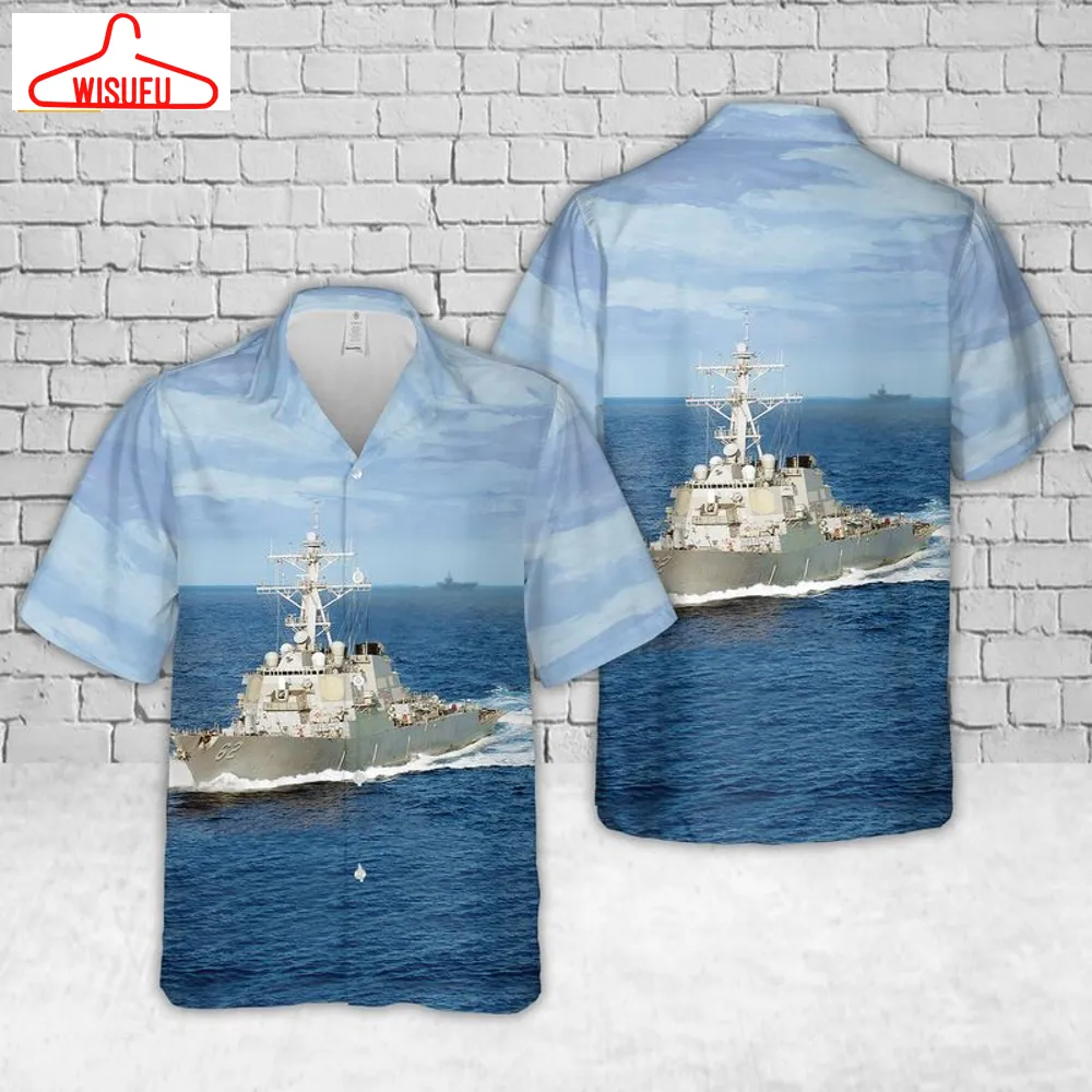 Us Navy Uss Fitzgerald Arleigh Burke-class Destroyer Hawaiian Shirt, New Fashion Gifts