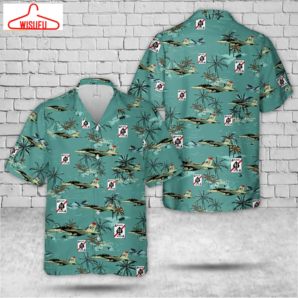 Us Navy Vfa-41 Black Aces Fa-18f Super Hornet Hawaiian Shirt, New Fashion Gifts