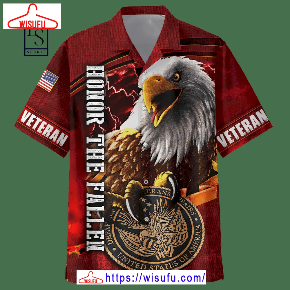 Us Veteran Home Of The Free Because Of The Brave Hawaiian Shirt, New Fashion Gifts