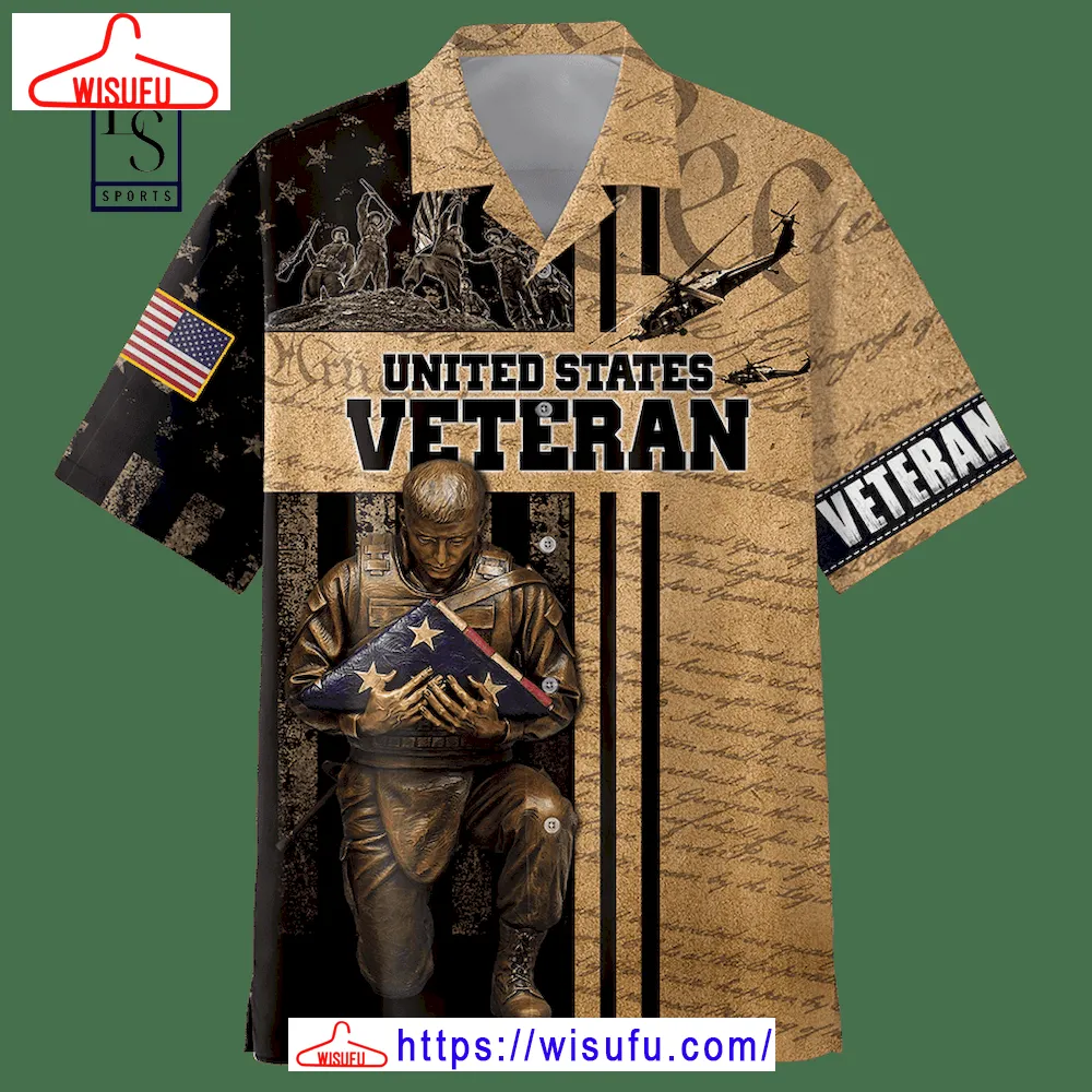 Us Veteran Honor The Fallen Unis-ex Beige Hawaiian Shirt, New Fashion Gifts