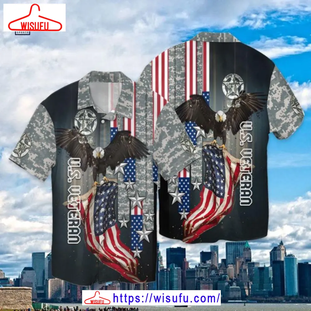 Us Veteran Independence Day Hawaiian Shirt, New Fashion Gifts