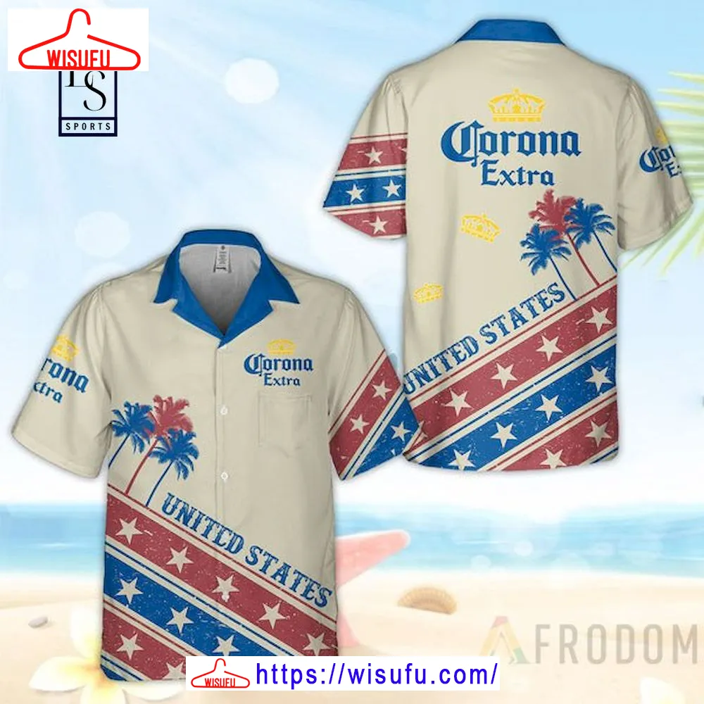 Usa 4th Of July Corona Extra Hawaii Shirt, New Fashion Gifts