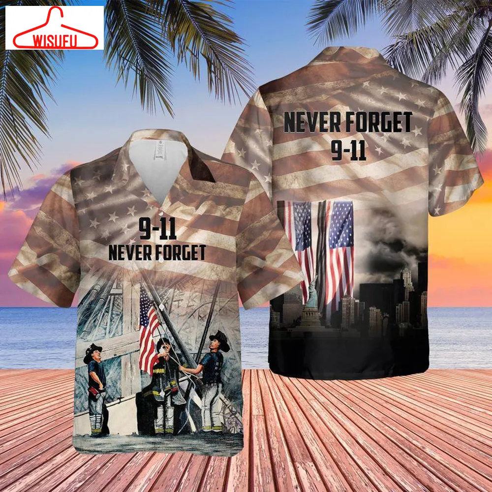 Usa Never Forget 9-11 Hawaiian Shirt - For Men & Women - New Winter Fashion Shirt Gift For Family, New Fashion Gifts