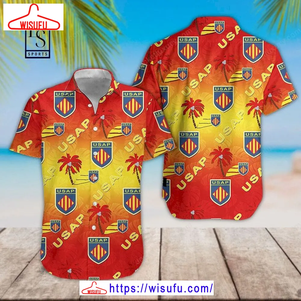 Usa Perpignan 3d Hawaiian Shirt, New Fashion Gifts