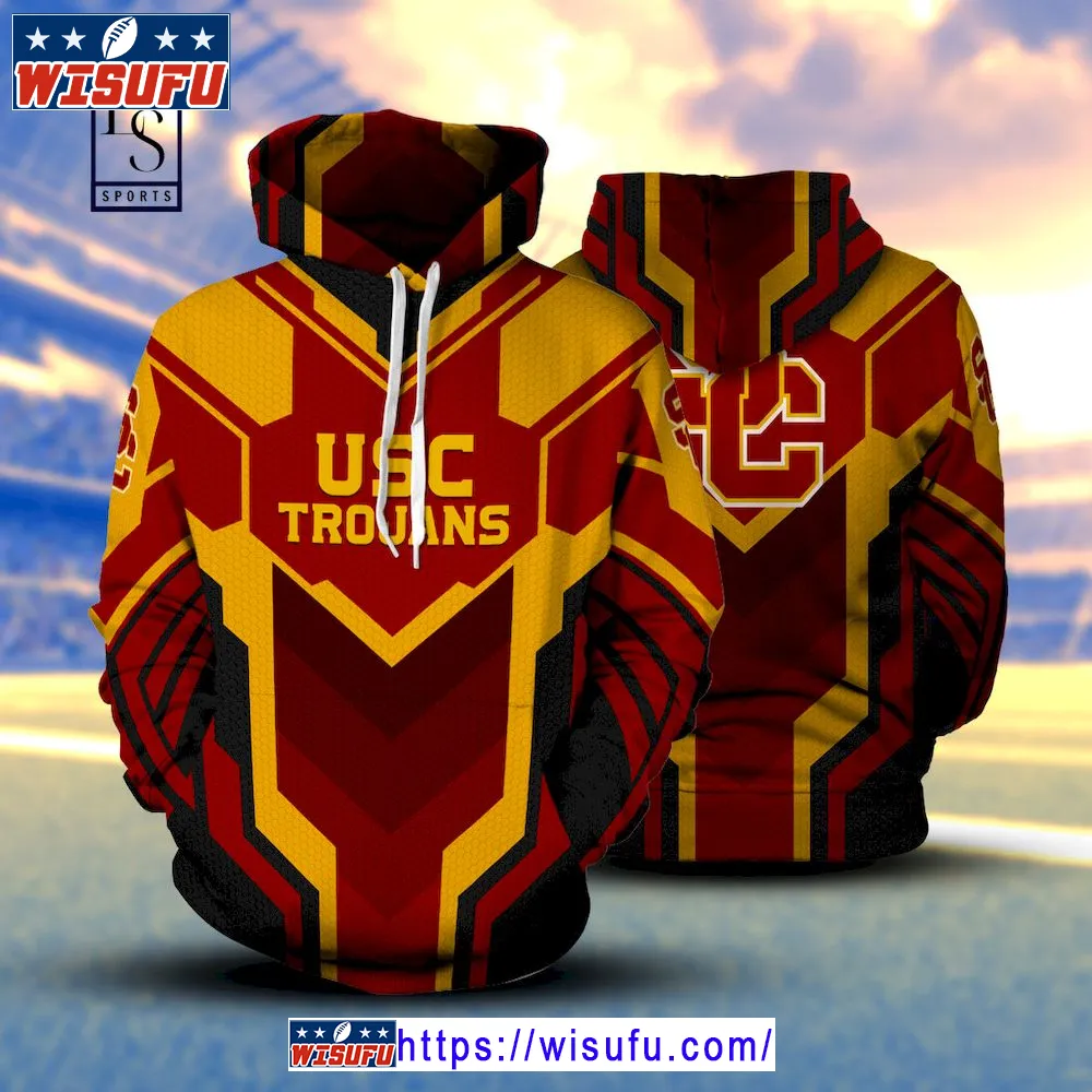 Usc Trojans Premium 3d Hoodie