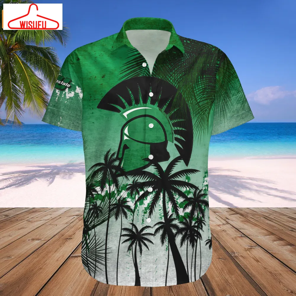 Usc Upstate Spartans Coconut Tree Tropical Grunge Hawaiian Shirt, New Fashion Gifts