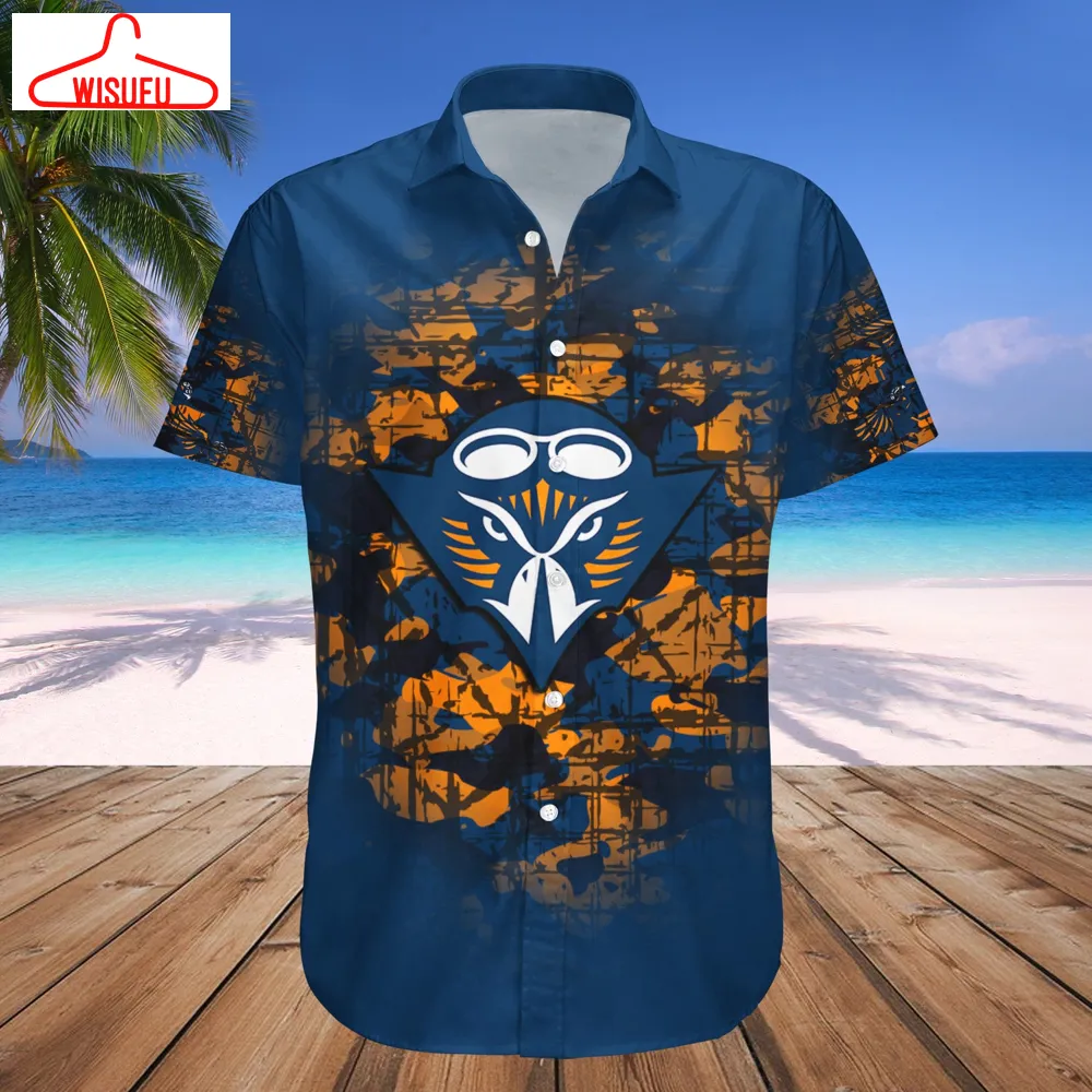 Ut Martin Skyhawks Camouflage Vintage Hawaiian Shirt, New Fashion Gifts