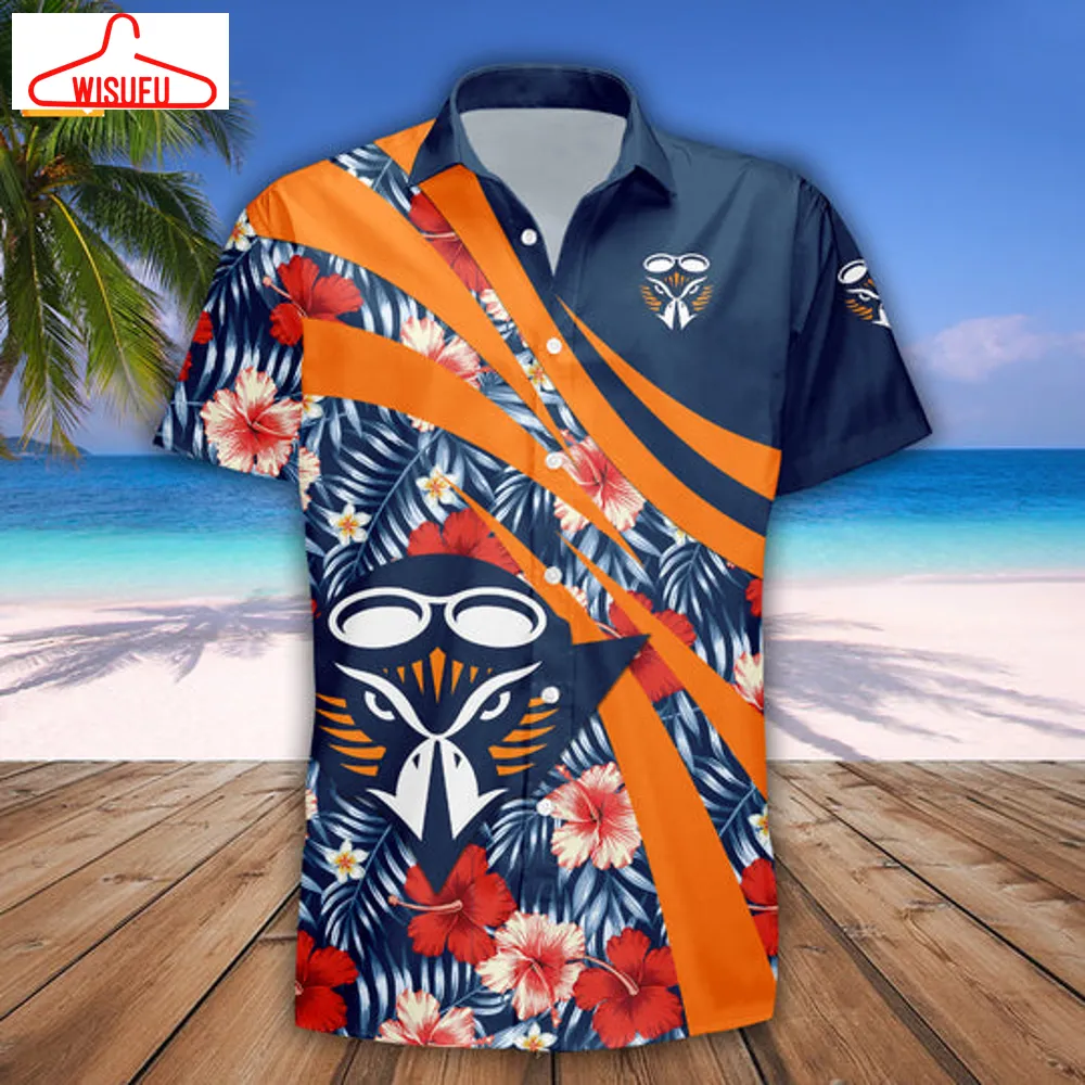 Ut Martin Skyhawks Hibiscus Sport Hawaiian Shirt, New Fashion Gifts