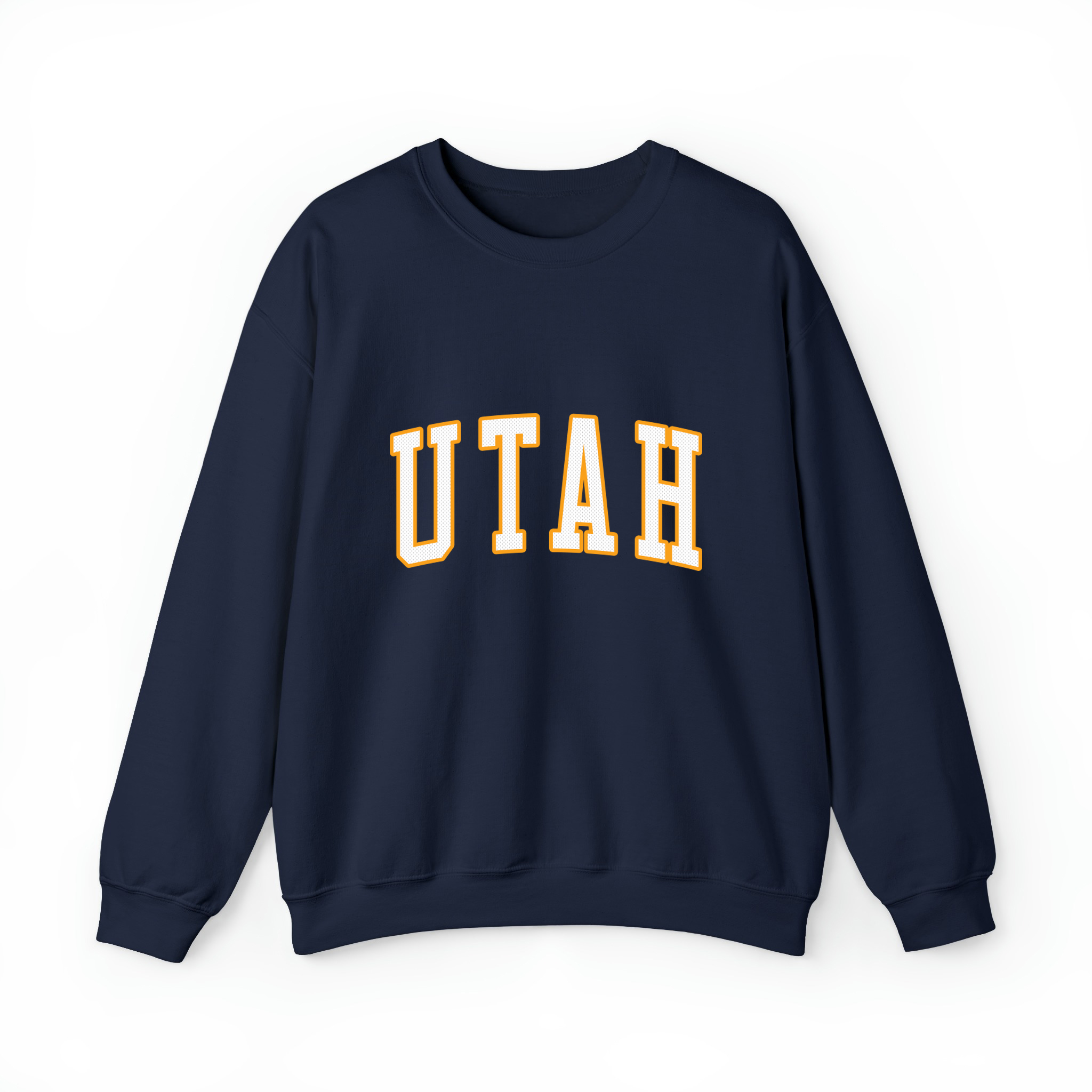 Utah Basketball Jersey Style v2 Unisex Sweatshirt-Navy