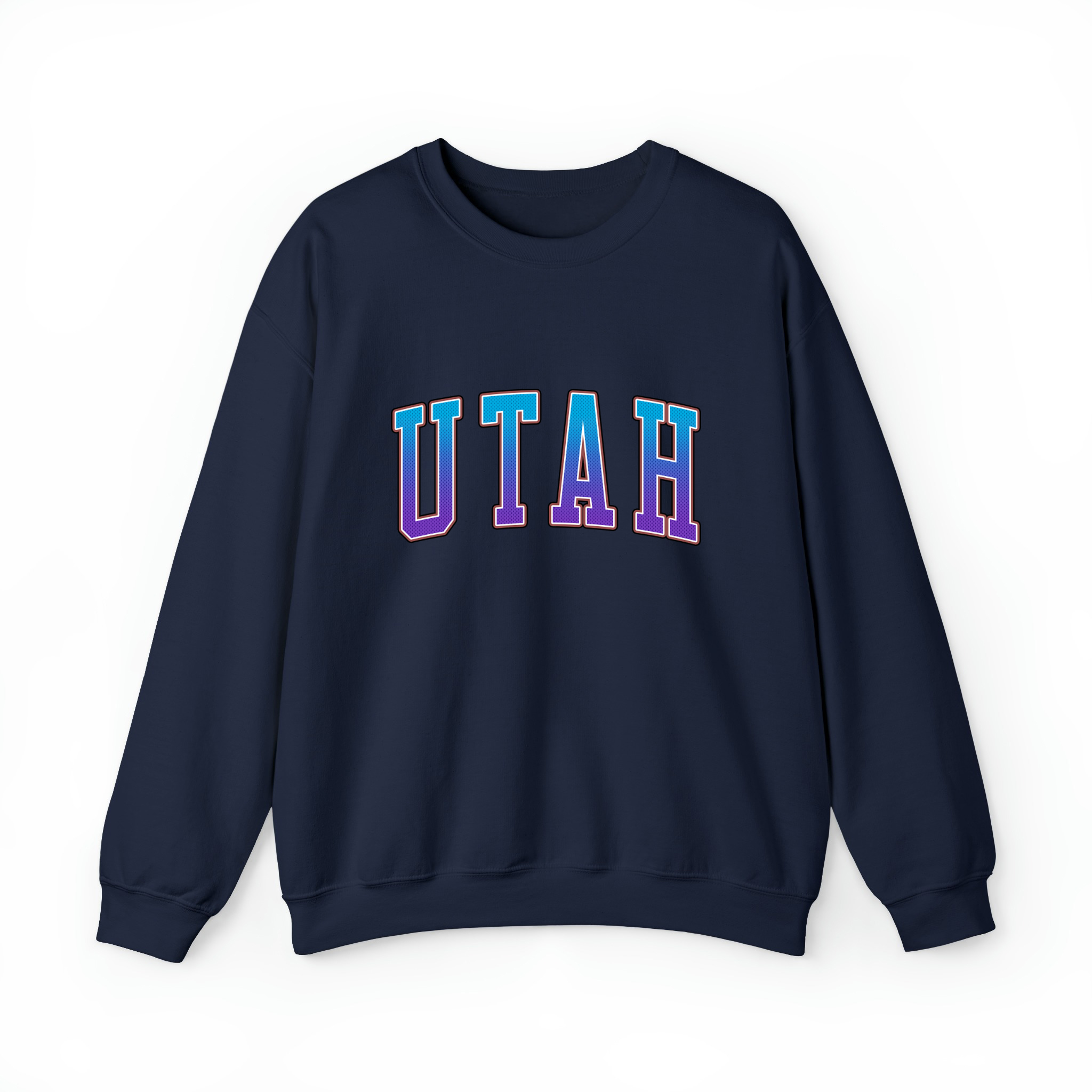 Utah Basketball Jersey Style v3 Unisex Sweatshirt-Navy